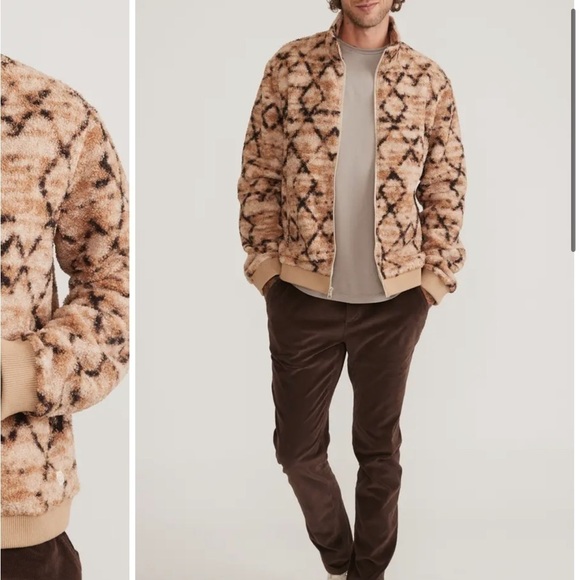 Marine Layer Pattern High Pile Fleece Jacket
TAN GEO PRINT, Size X-Large nwt - Picture 4 of 7